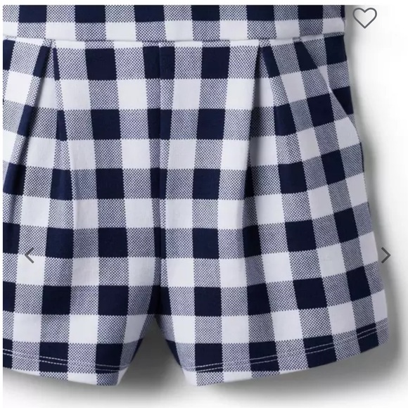 Janie and Jack Gingham Romper Ruffle 2T Girls Outfit Toddler Baby Summer Night - Picture 5 of 5